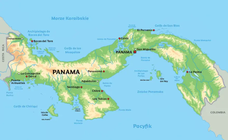 Gdzie jest Panama? Położenie, sąsiedzi i Kanał Panamski