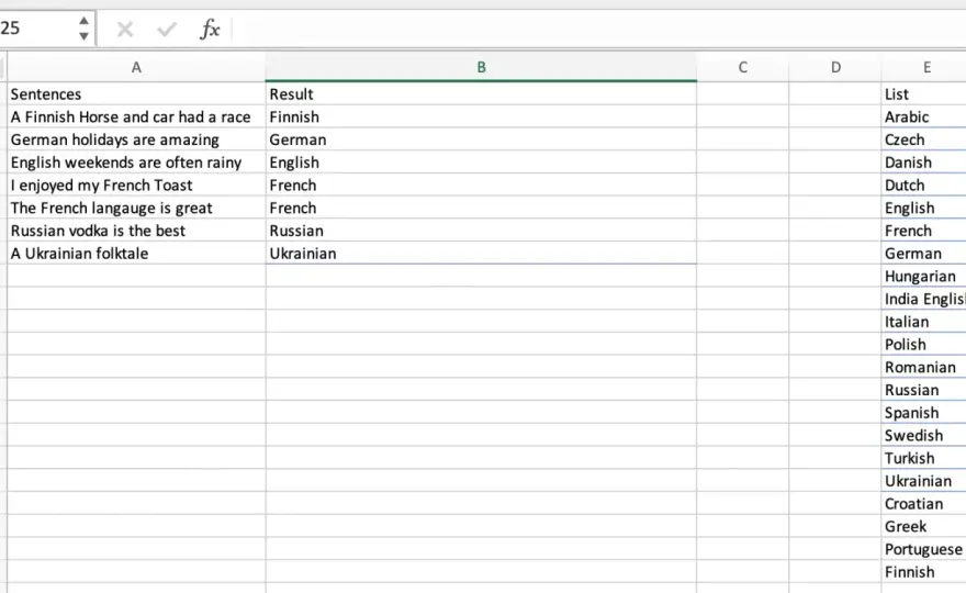 Come cercare una parola in una cella Excel