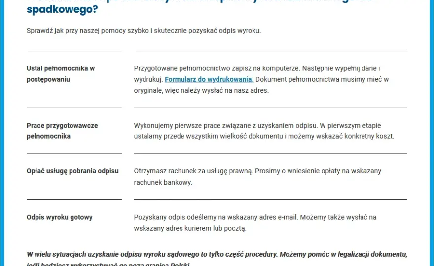 Jak uzyskać odpis wyroku sądu? Uniknij błędów i oszczędź czas!
