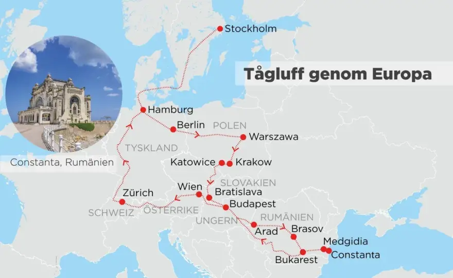 Interrail Tips - Planera din tågluff i Europa smartast