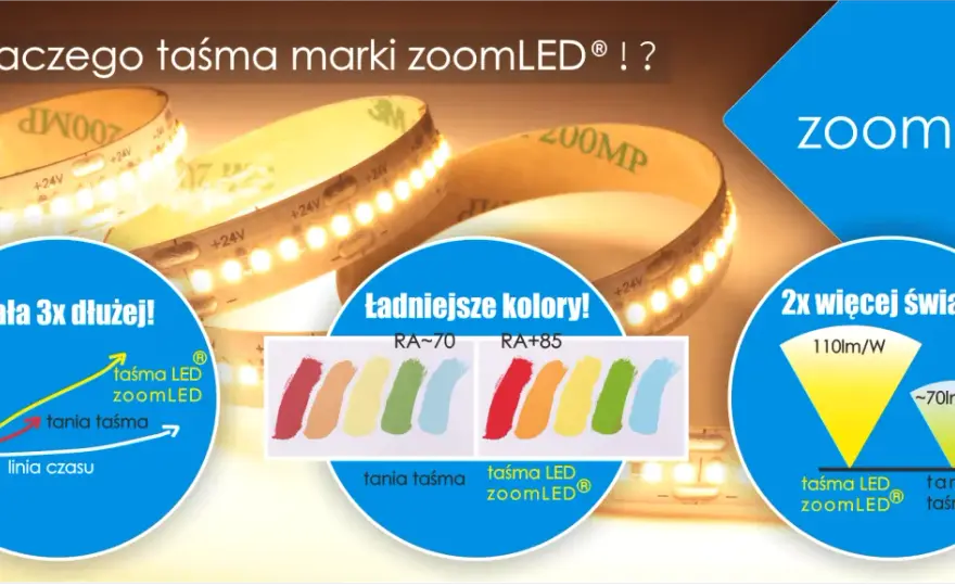 Rodzaje taśm LED - Wybierz świadomie, uniknij błędów