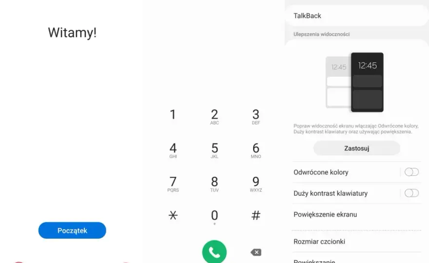 Pierwsze uruchomienie telefonu - Konfiguracja krok po kroku