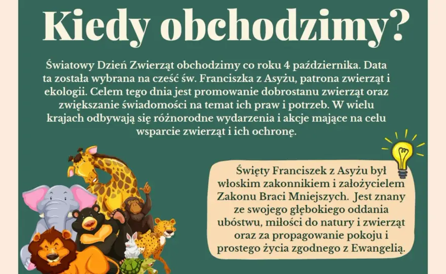 Dzień Zwierząt - Czy na pewno wiesz, jak świętować?