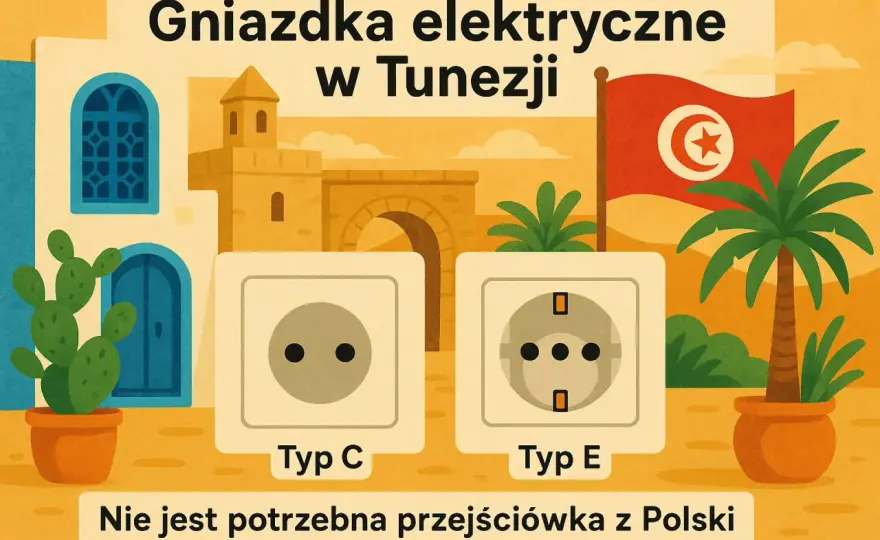 Gniazdka w Tunezji - Czy potrzebujesz adaptera?