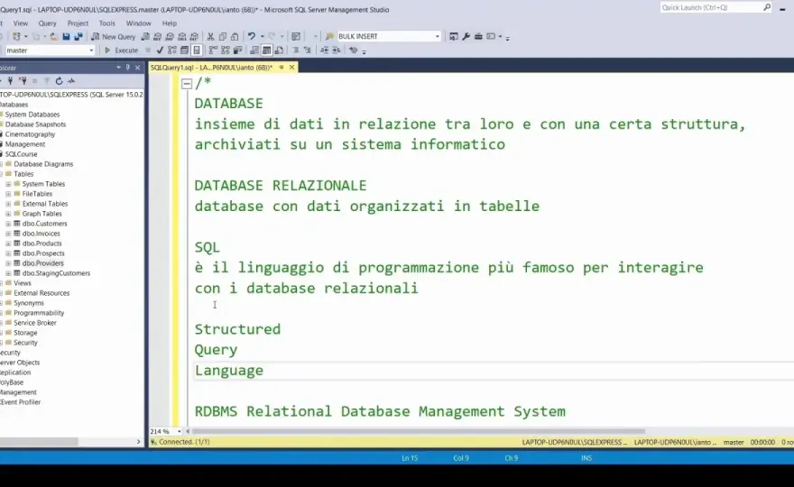 SQL, cos'è e a cosa serve nei database