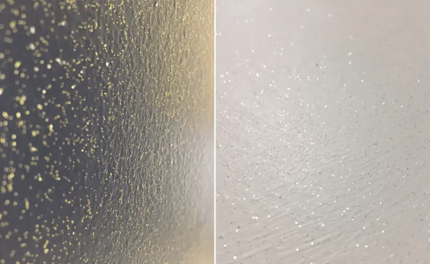 Pareti con brillantini - come ottenere un effetto elegante