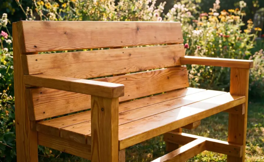 Gartenbank selber bauen mit Stil und Haltbarkeit