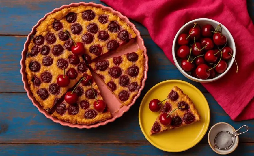 Clafoutis aux cerises parfait - Le secret d'une texture idéale