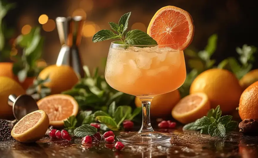 Najlepsze techniki garnirowania drinków: zest cytrusowy i zioła