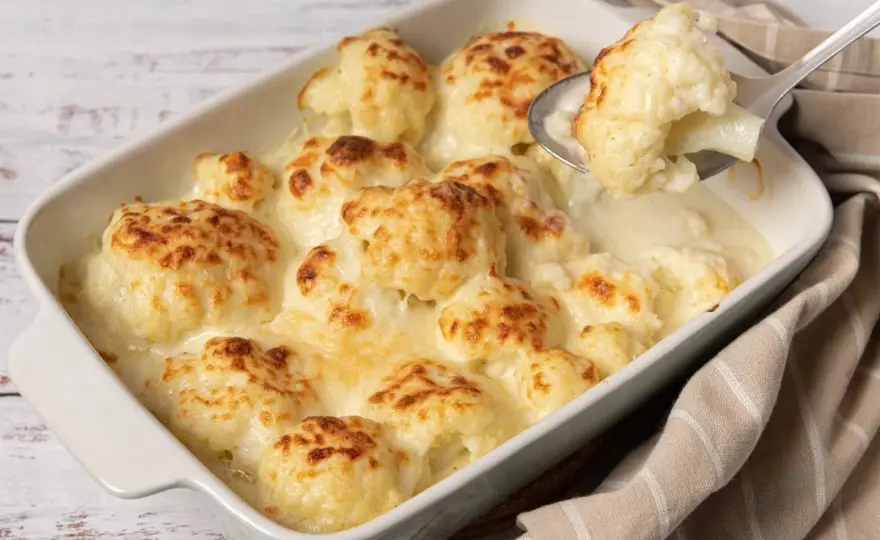 Coliflor gratinada con bechamel - La receta perfecta