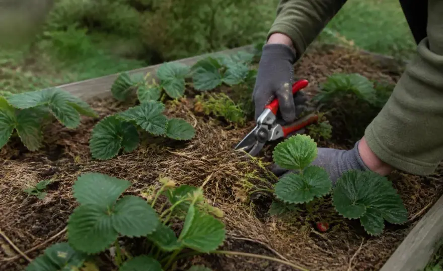 Erdbeeren nach der Ernte richtig pflegen - so bleibt das Beet stark