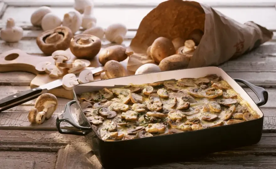 Champignonauflauf Low Carb - Warum er oft wässert und wie es gelingt