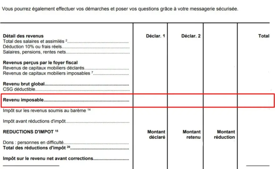 Net imposable sur la fiche de paie - lequel utiliser ?