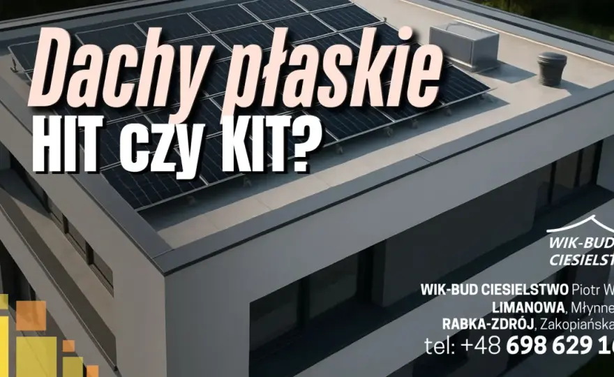 Płaski dach - nowoczesna bryła czy same problemy? Wady i zalety