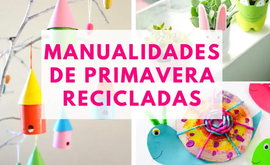Manualidades de primavera para el aula - Ideas fáciles y duraderas