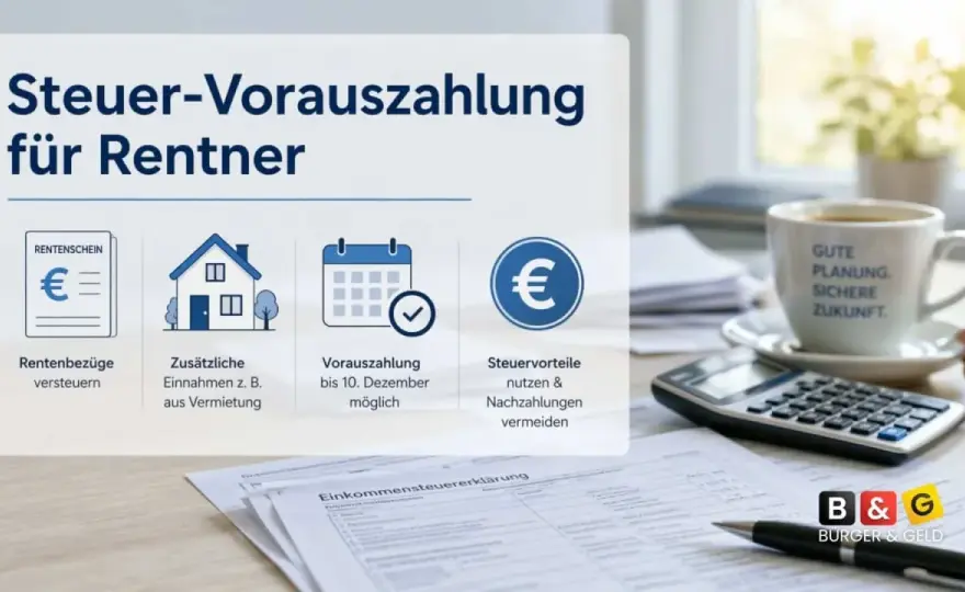 Zu hohe Einkommensteuer-Vorauszahlung als Rentner? Das ist zu tun