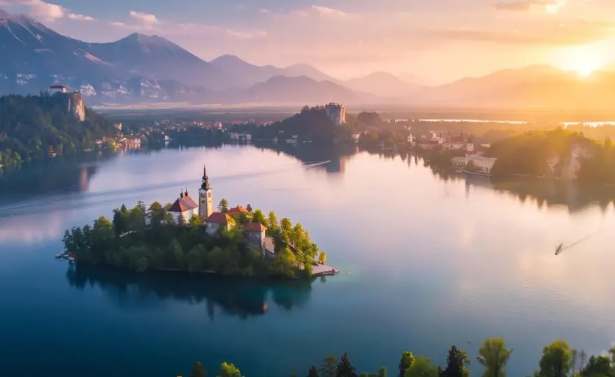 Najlepsze noclegi nad Jeziorem Bled - Gdzie spać nad Jeziorem Bled