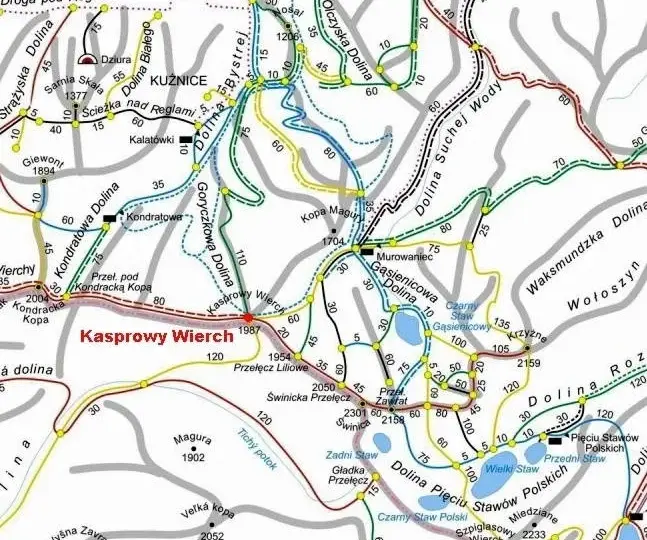 Ile km ma szlak na Kasprowy Wierch? Sprawdź najpopularniejsze trasy