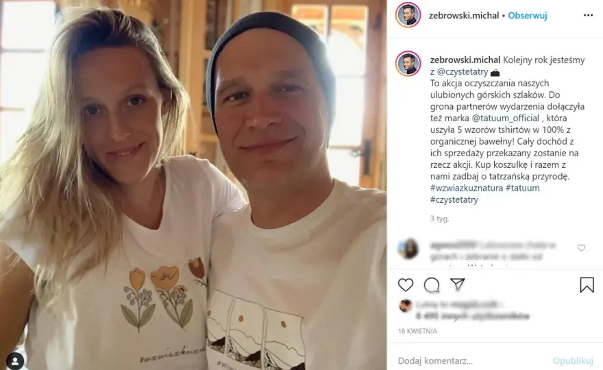 Kim naprawdę jest żona Żebrowskiego - wszystko o Aleksandrze Żebrowskiej