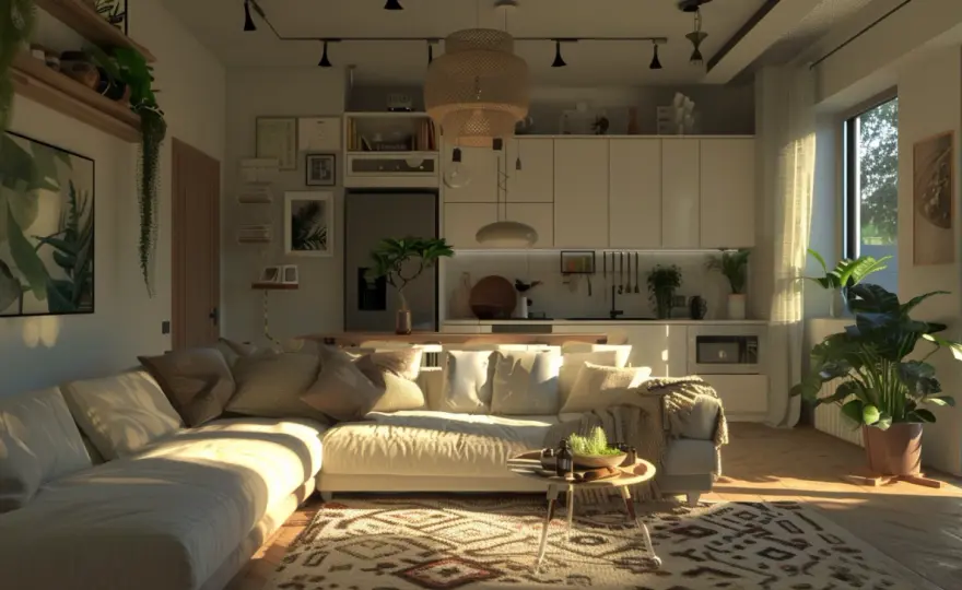Projekt domu 80 m2 z 3 pokojami na Muratora: Moje miejsce - budowa w dwóch etapach