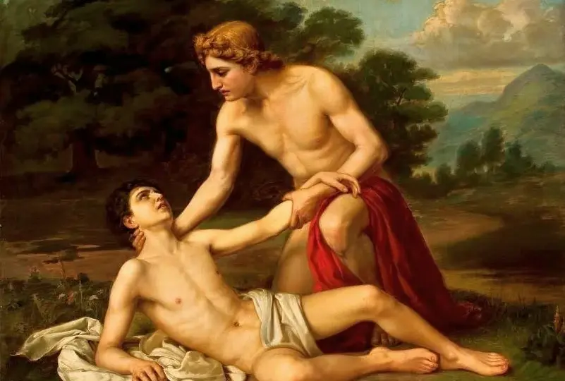 Mit o Hiacyncie - tragiczna historia miłości Apolla i Zefira w mitologii