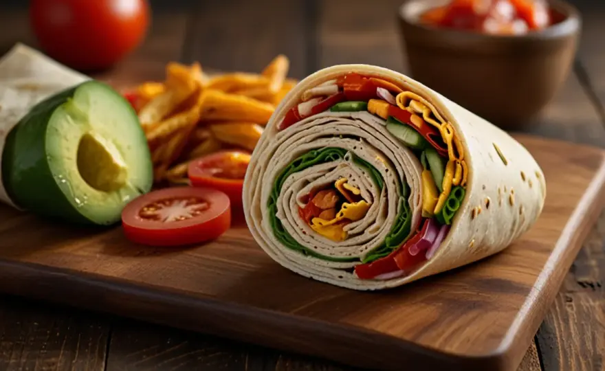 Jak przygotować soczystą roladkę tortilla z kurczakiem: Przepis