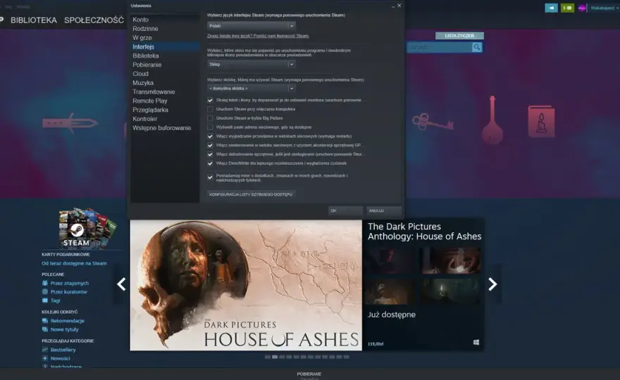 Jak zmienić język na Steam bezproblemowo - zmiana Steam i gier w 7 minut
