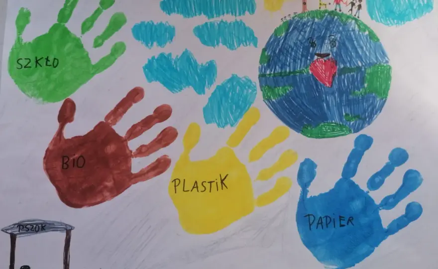 Świetny plakat o segregacji śmieci - praktyczne wskazówki krok po kroku