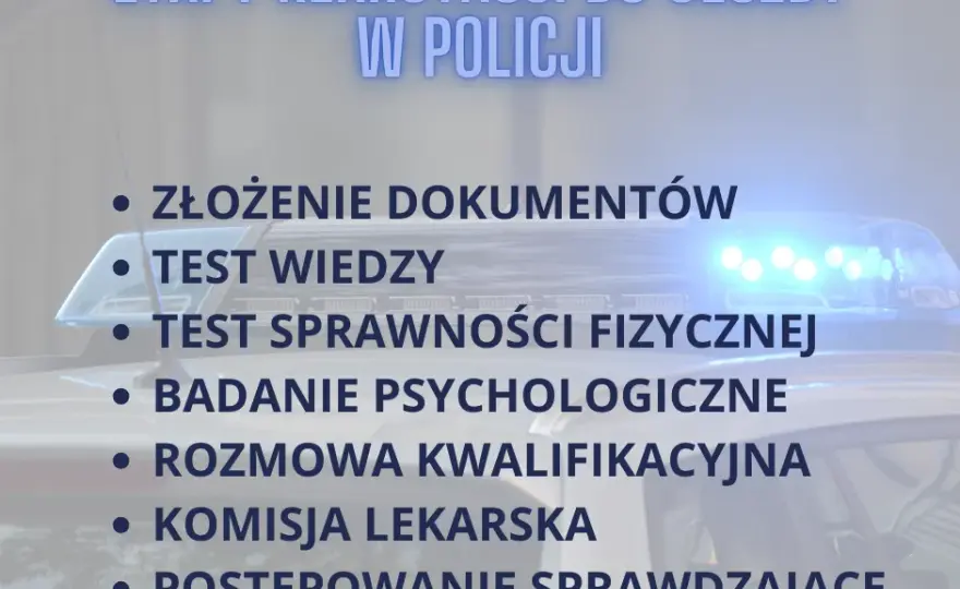 Ile trwa rekrutacja do policji: poznaj czas oczekiwania i wszystkie etapy