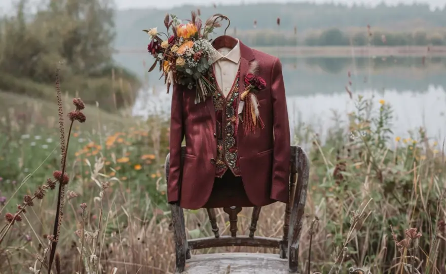 Garnitur ślubny boho - Inspiracje dla par poszukujących nietypowych rozwiązań.