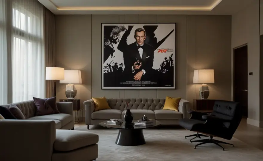 Jak dobrać plakat Jamesa Bonda, by pasował do twojego wnętrza?