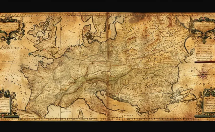 Mapa Polski XVII w.: Obraz kraju w odległych wiekach.