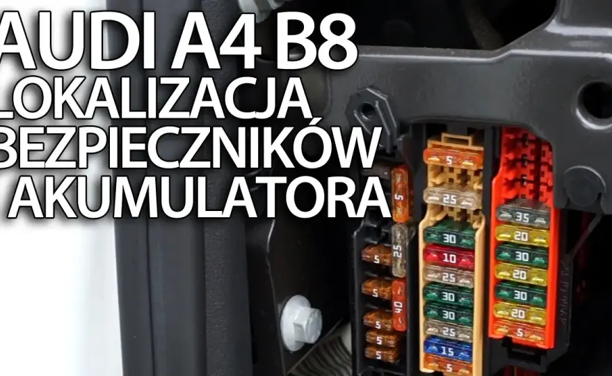 Gdzie są bezpieczniki w Audi A4 B7? Sprawdź lokalizację i uniknij problemów!