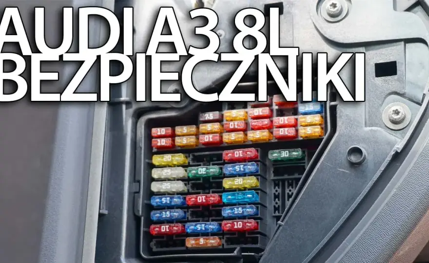 Gdzie są bezpieczniki Audi A3 8P? Oto miejsca, które musisz znać
