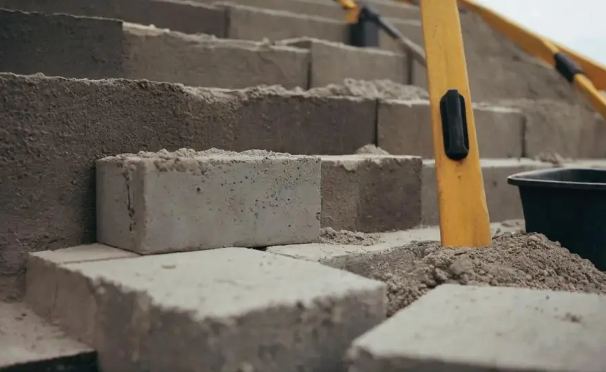 Jak wymurować schody z bloczków betonowych: Krok po kroku dla początkujących