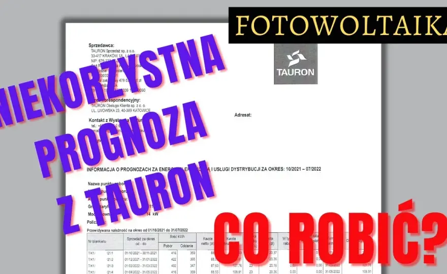 Jak zmienić prognozę za prąd Tauron i uniknąć nieprzyjemnych niespodzianek