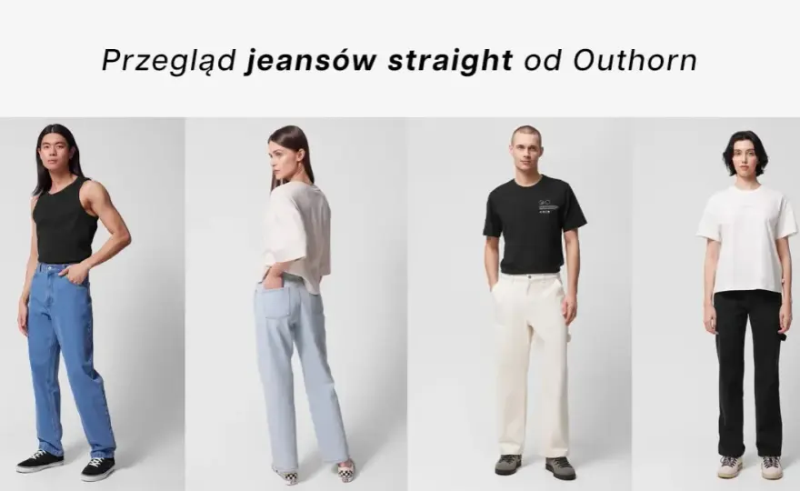 Spodnie straight fit - poznaj krój idealny dla każdej sylwetki