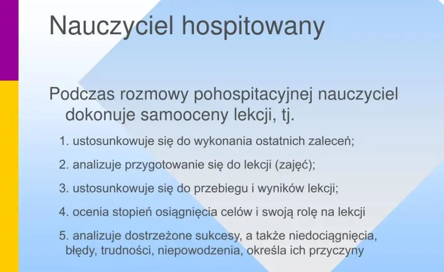 Hospitacja nauczyciela wspomagającego - jak przebiega i co musisz wiedzieć