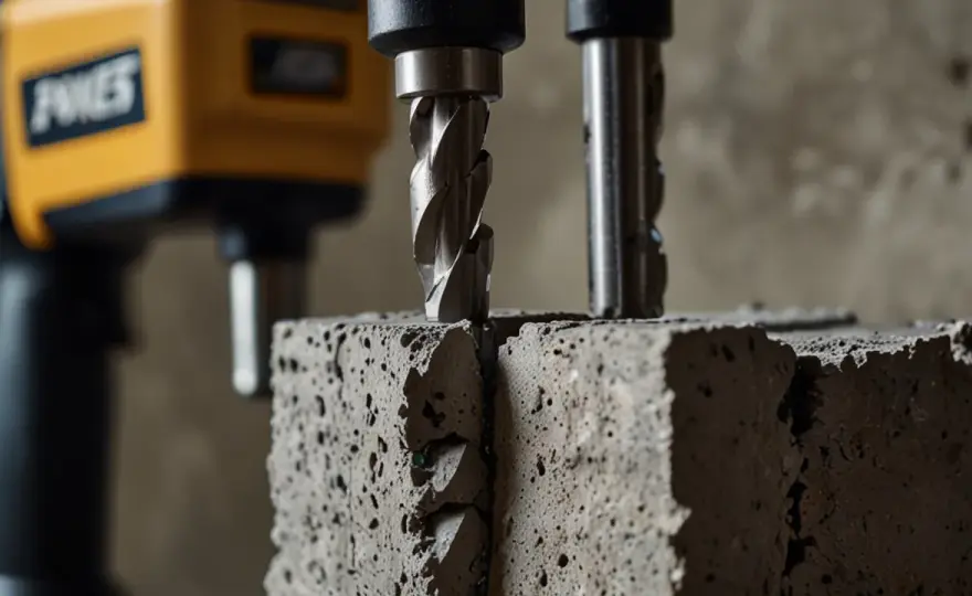 SDS Plus: System mocowania wierteł do prac w betonie