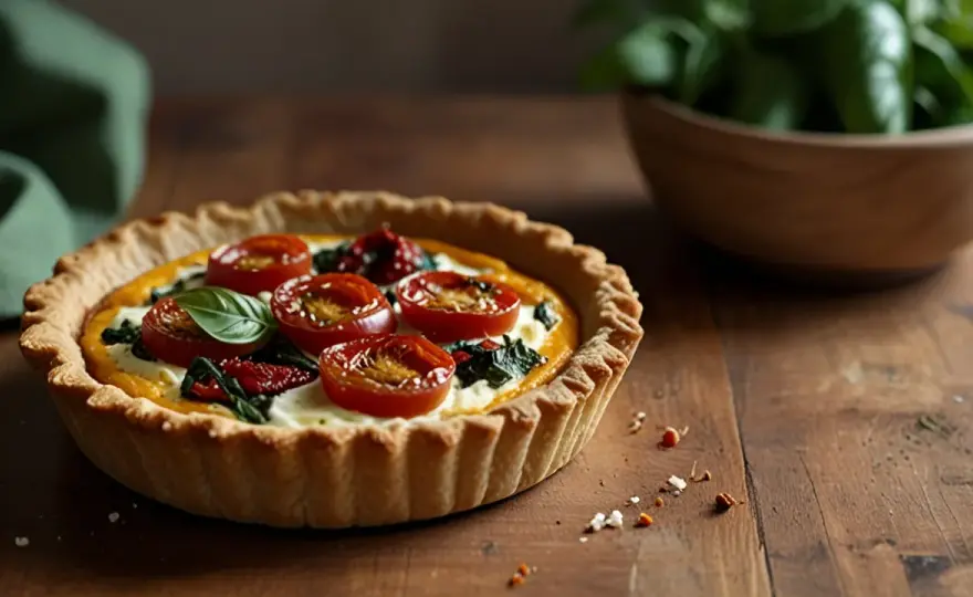 Tarta z suszonymi pomidorami: Prosty przepis na smakowitą tartę