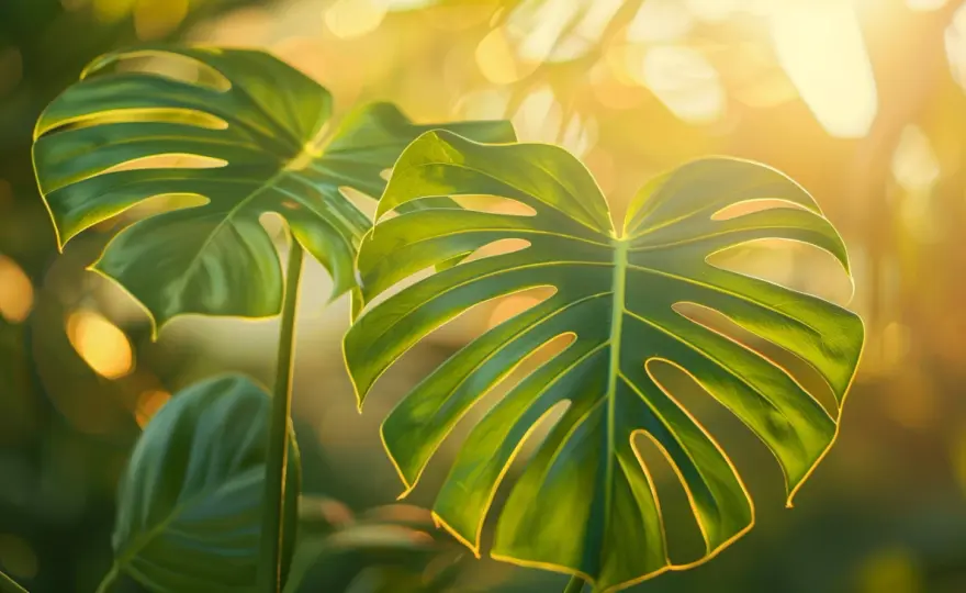Monstera: Jak pielęgnować tropikalne liście?
