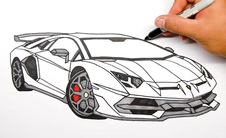 Jak narysować Lamborghini - proste kroki do perfekcyjnego rysunku
