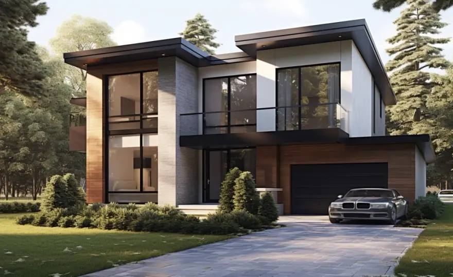 Projekt domu 160m² 5 pokoi nieszablonowy katalog Muratora