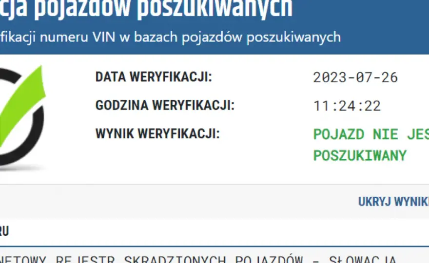 Jak sprawdzić czy auto jest kradzione? Weryfikacja Legalności