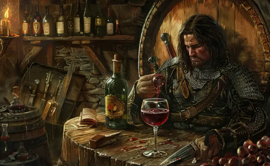 Wino w świecie Wiedźmina: Jakie trunki preferuje Geralt z Rivii?