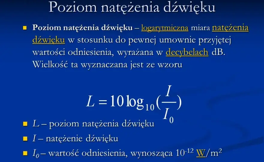 Natężenie dźwięku: wzór, obliczenia i zastosowania praktyczne