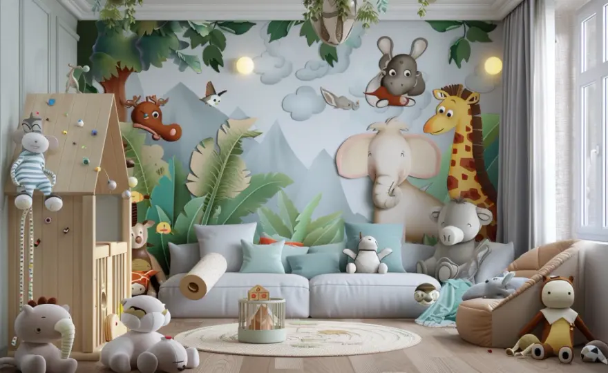 Dekoracje ścienne pokoju dziecka: 6 inspirujących pomysłów