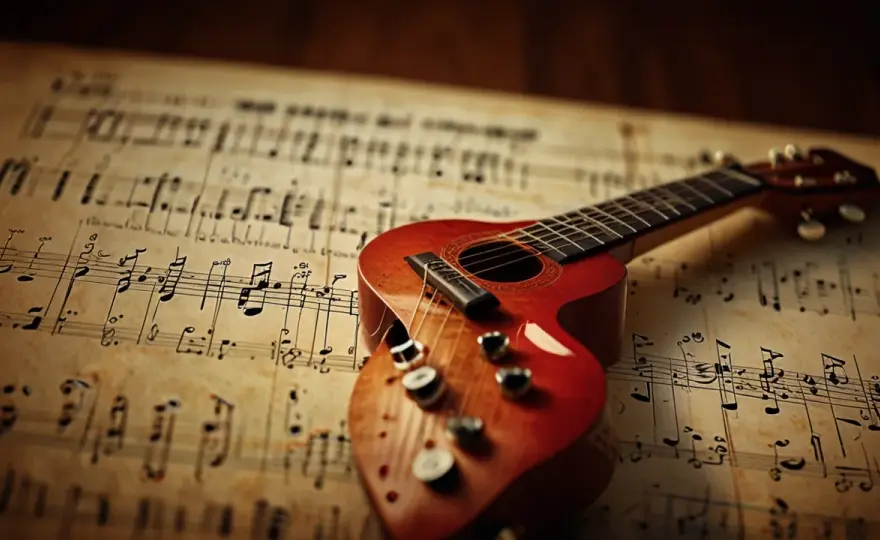 Czerwone korale akordy na gitarę - nauka gry z pełnym opisem akordów