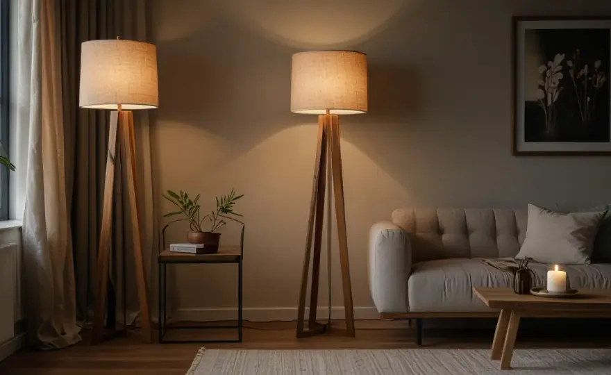Lampa z drewna: Jakie lampy z drewna pasują do wnętrz?