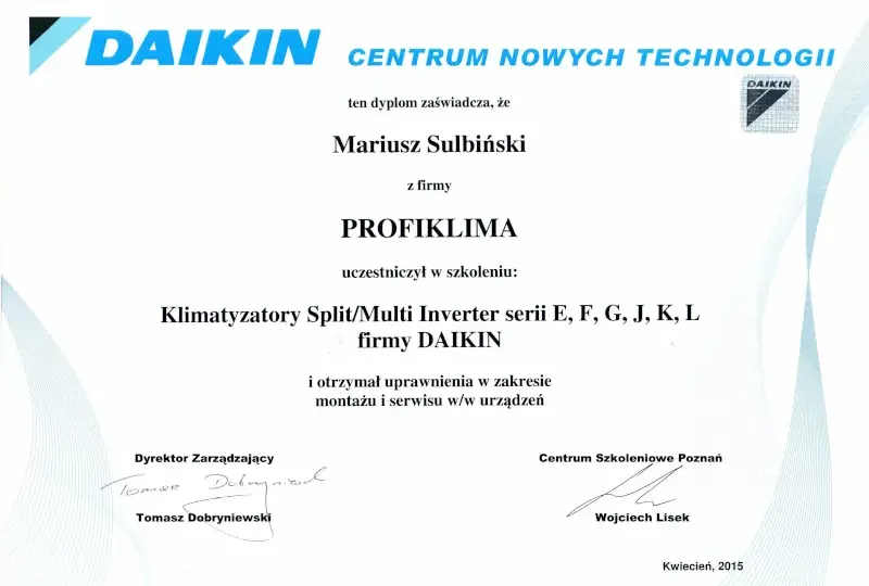 Certyfikat Montażu Klimatyzacji: Jak Zdobyć i Co Daje?